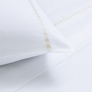 slide 3 Houndstooth Embroidery Euro Sham