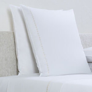 slide 2 Houndstooth Embroidery Euro Sham
