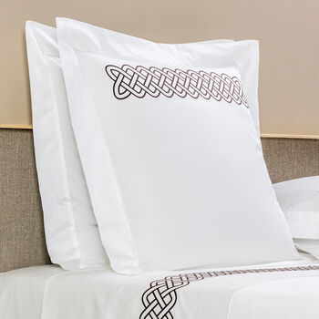 Intreccio Embroidered Euro Sham