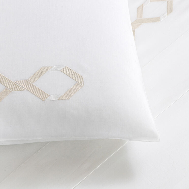 slide 3 Continuity Embroidered Sham